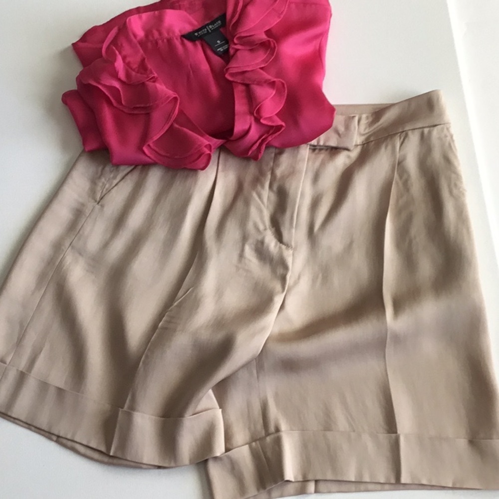 Valentino Cream Shorts